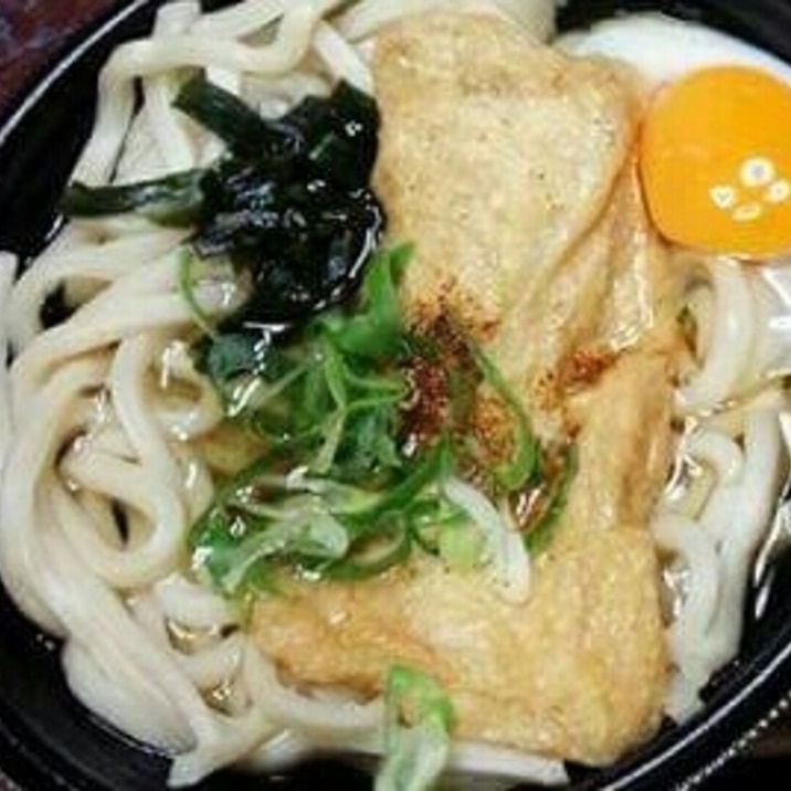 大きなおあげのうどん